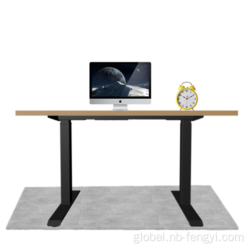 Two Leg Adjustable Height Desk Steady Structure Staff Electric Height Adjustable Desk Supplier